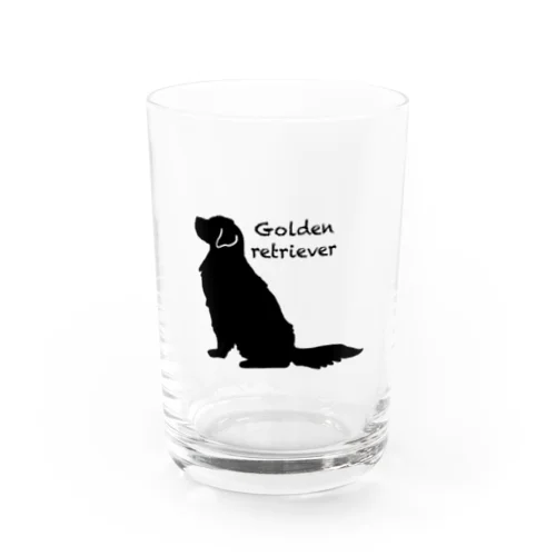 my dog Golden retriever  Water Glass