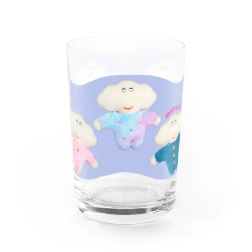 ふわふわプくも Water Glass