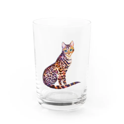 ベンガル猫 Water Glass