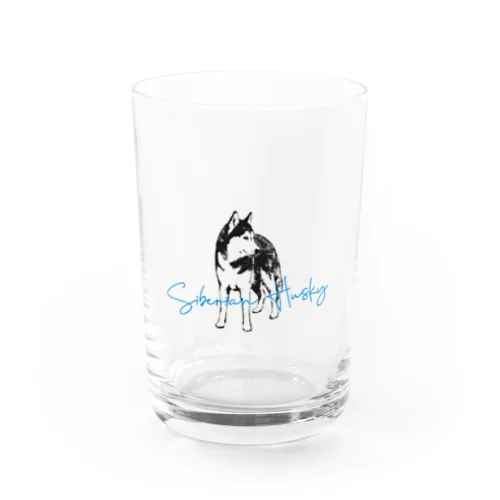 ハスキー（ブルー） Water Glass