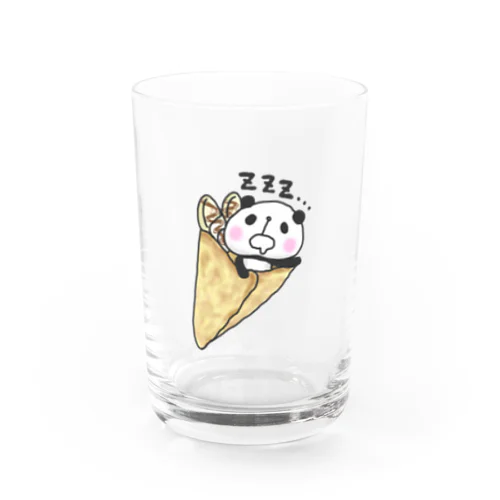 くいしんぼうぱんだ*クレープ Water Glass