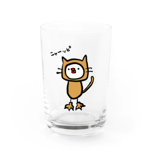 にゃーぶんちょう Water Glass