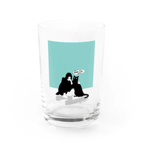 mangacat Water Glass