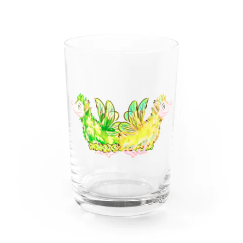 トンボラゴン黄色&黄緑 Water Glass