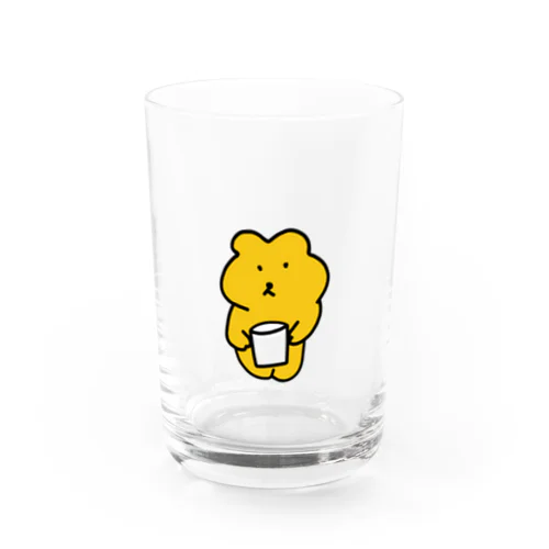 きいろいくまのグラス Water Glass