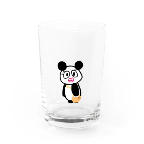 パンダの奥さん Water Glass