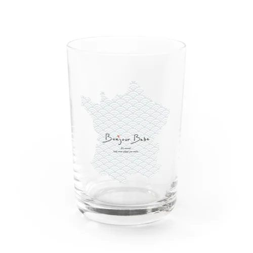 Carte de la paix 「Bonjour Bebe」 Water Glass