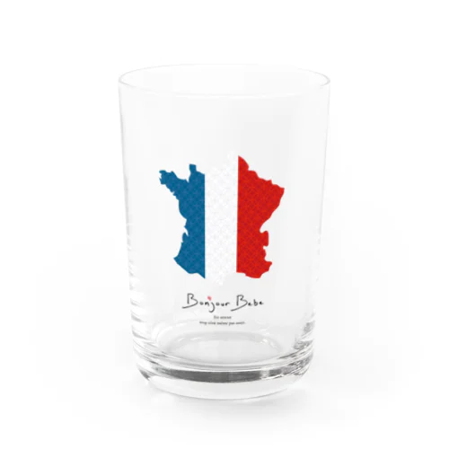 Carte d'amitié 「Bonjour Bebe」 Water Glass