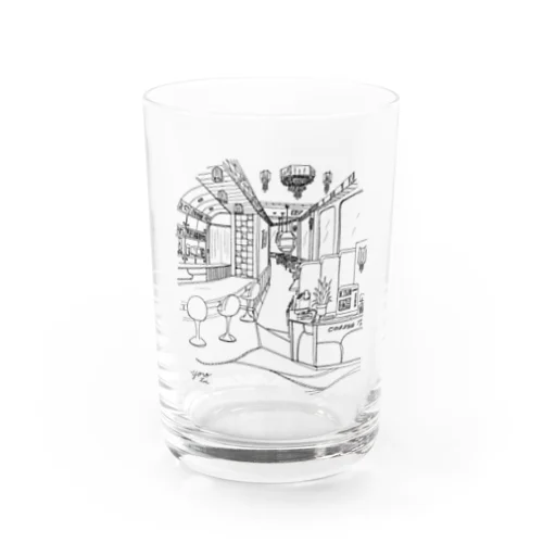 レトロ純喫茶　黒 Water Glass