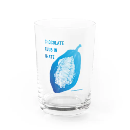 IWATE型カカオポッド（ブルー） Water Glass