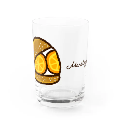オレンジ味マリトッツォ Water Glass