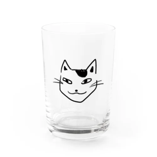 ばあちゃんが描いた猫 Water Glass