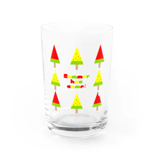 スイカアイス！ Water Glass