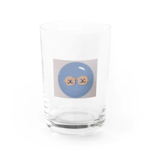 おやつですよ！　ふたごいぬクッキー Water Glass