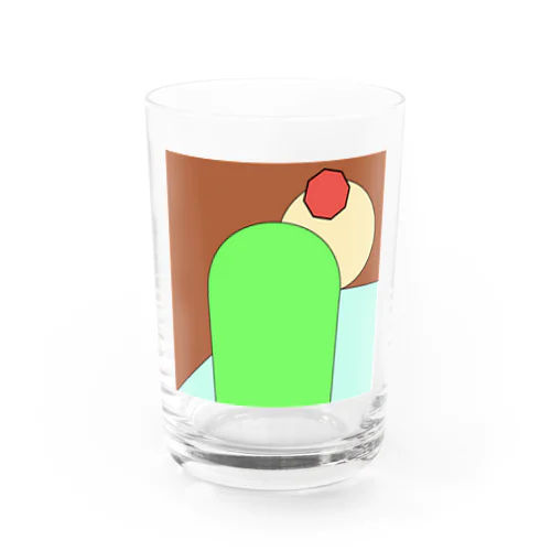 クリームソーダ Water Glass