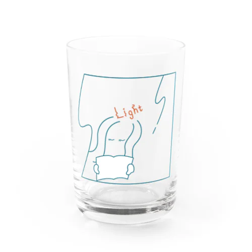 夏の風と本 Water Glass