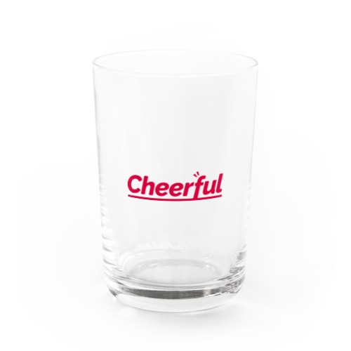 Cheerful Water Glass