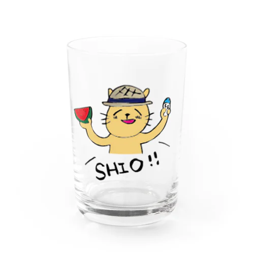 スイカには塩！ Water Glass