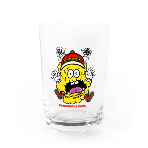 chicken nuget monster Water Glass