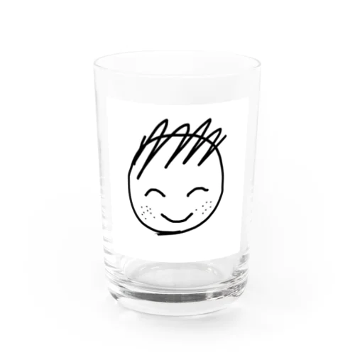 おハゲくん Water Glass