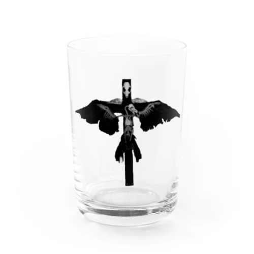 Cross crow Water Glass