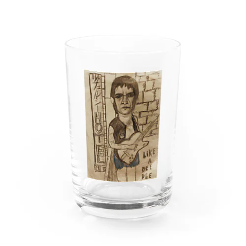 Dee Dee Ramone Water Glass