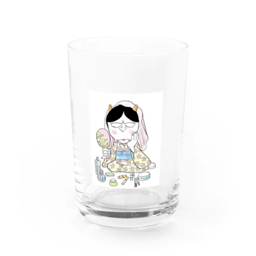 妖怪　般若 Water Glass