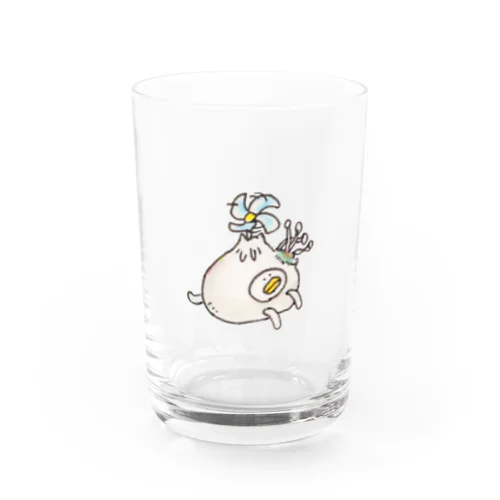 カビちゃった肉まんヘリ Water Glass