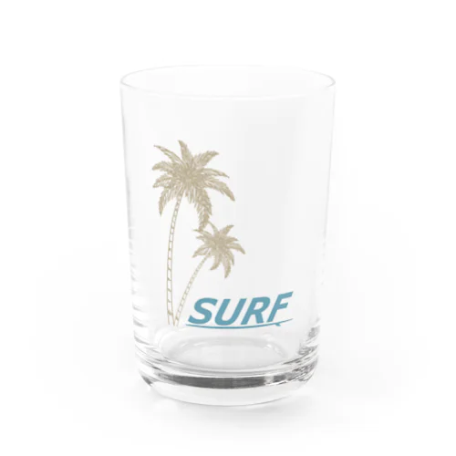 SURF(ヤシの木) Water Glass