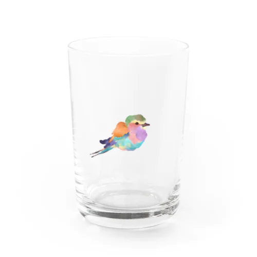 ライラックブッポウソウ Water Glass