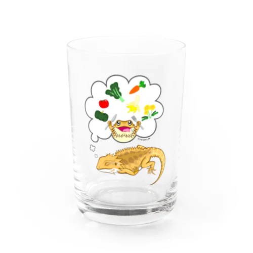 夢見るフトアゴちゃん Water Glass