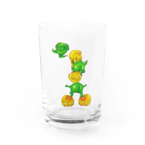 ウメフクラガエルタワー Water Glass