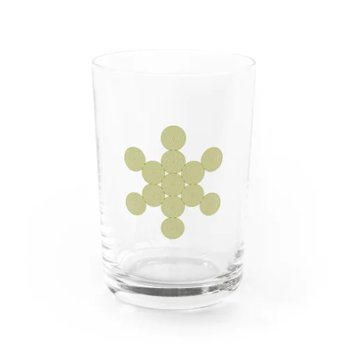 FruitsOfLife_MultipleCilcles Water Glass