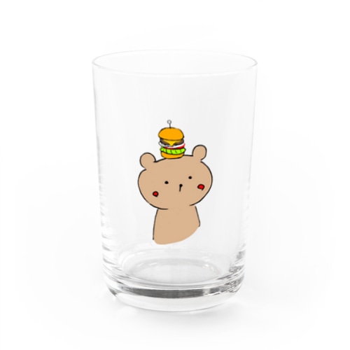 かたみみクマのくーま Water Glass