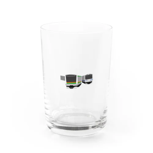 東海道線と横須賀線 Water Glass