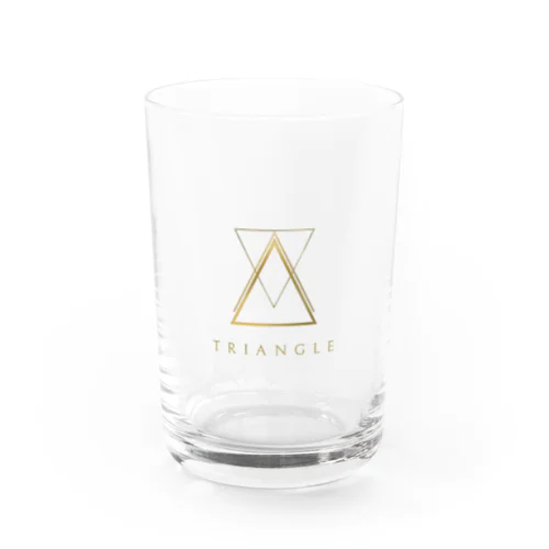 triangle T Water Glass