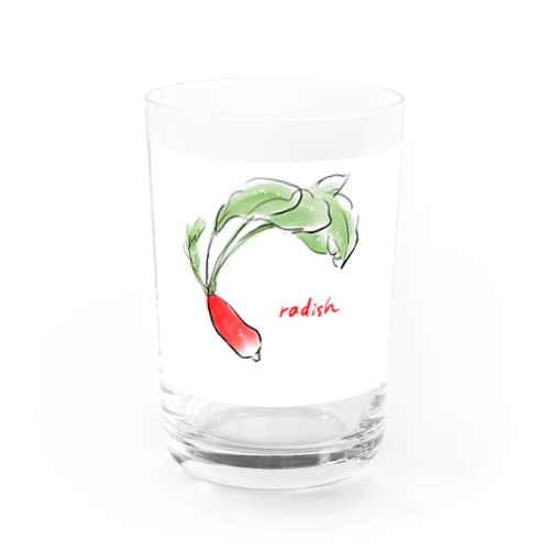 お野菜シリーズ♫ラディッシュ Water Glass