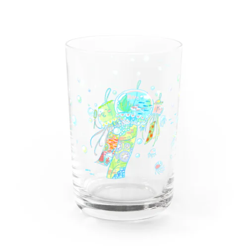 クラゲの風鈴たち ♪( ´ε ｀๑)ノ Water Glass