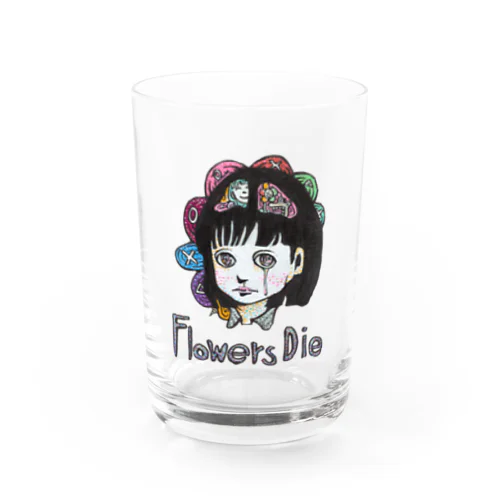 Flower Dies Water Glass