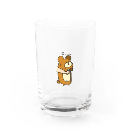 お届けされるクマ🐻 Water Glass