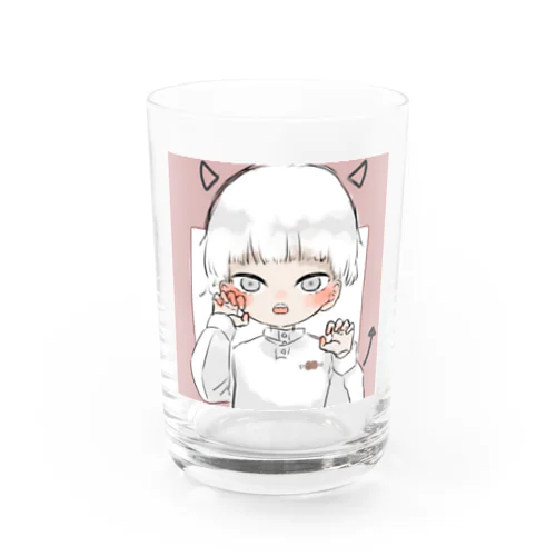 あくまちゃん🍖 Water Glass