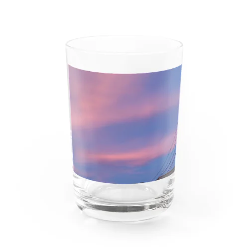 ピンクの空 Water Glass