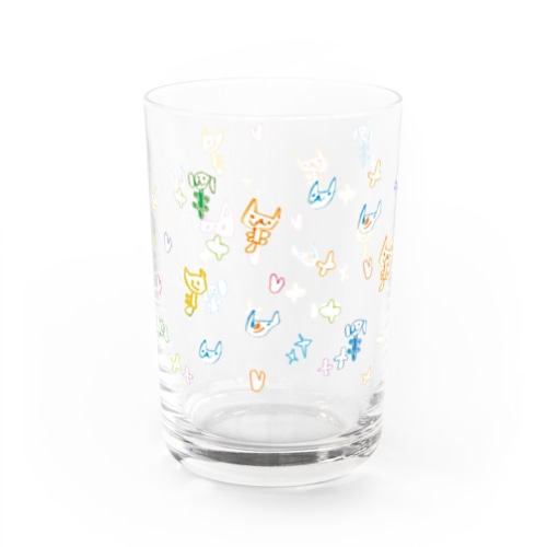ねこねこグラスver1.5 Water Glass