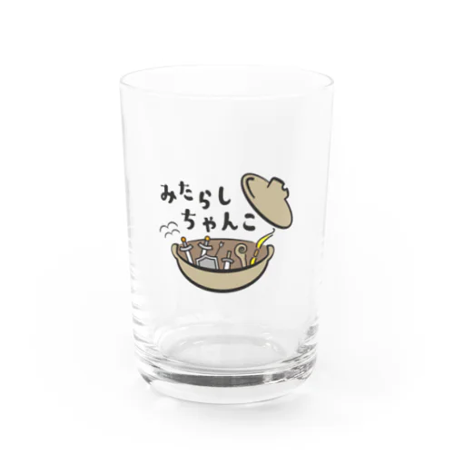 みたらしちゃんこ（黒字） グラス