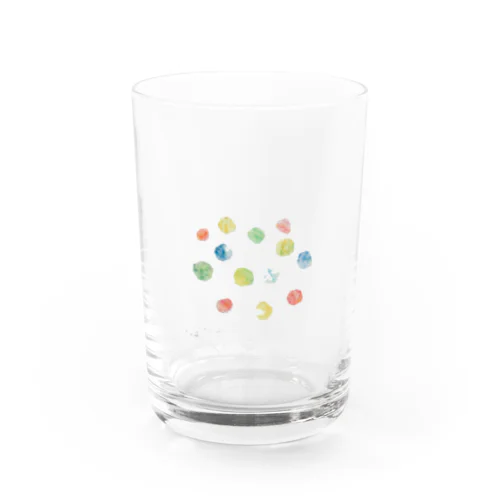 ふんわり水彩水玉 Water Glass