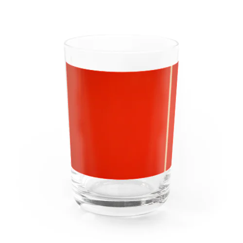 rouge vif  Water Glass