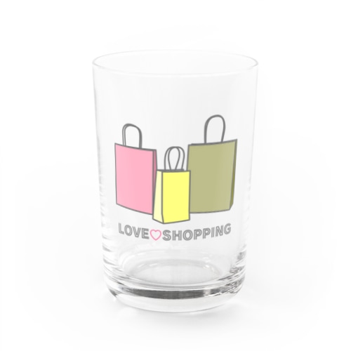紙袋 LOVE SHOPPING Water Glass