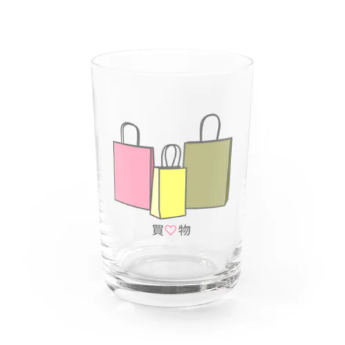 紙袋 買物 Water Glass