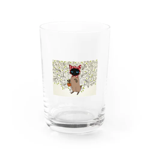 きのこ帽子ねこ Water Glass