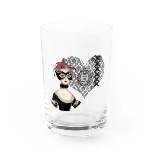 Keep Calm and Goth On♱マリー・アントワネット『Masquerade』♱黒ロリ ゴスロリ ゴシック  Water Glass